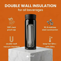 Double Wall 300 ml Mini Vacuum Insulated Stainless Steel Bottle