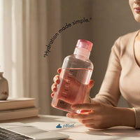 Mini Glass Bottles with Hourly Time Marker, Leak Proof