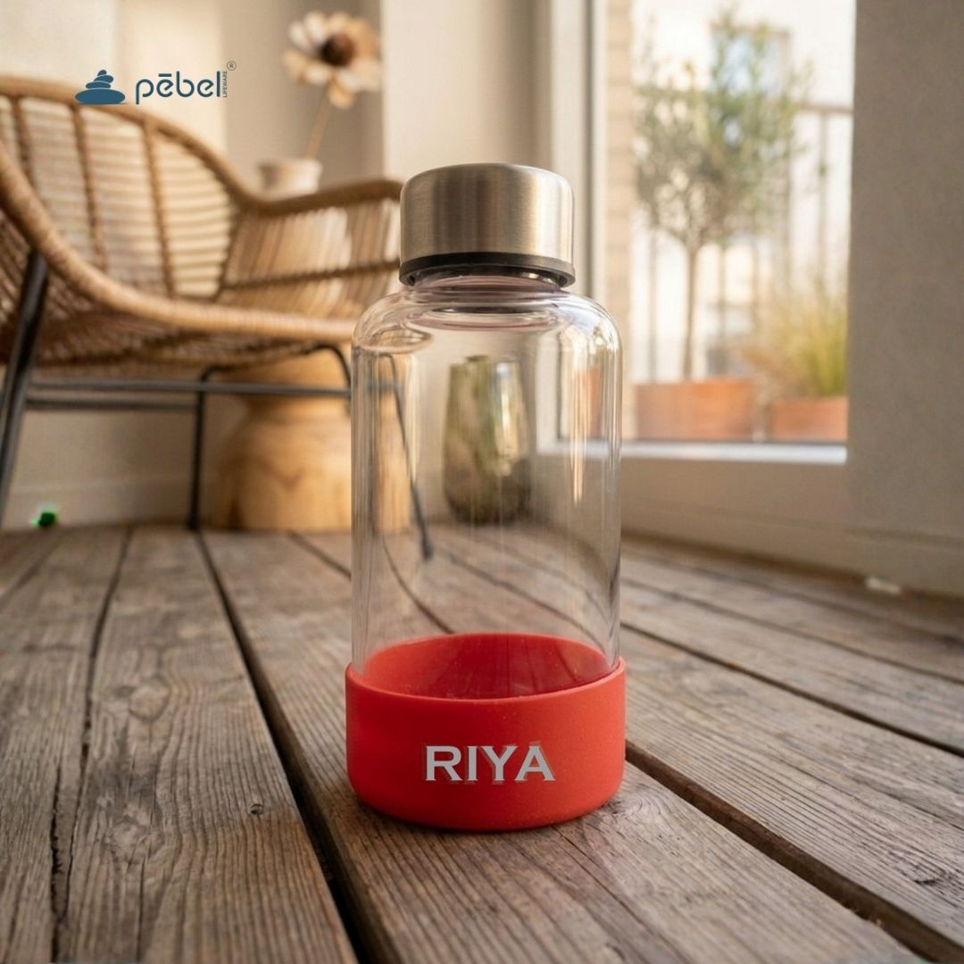 Personalized Mini Glass bottle 350ml