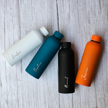 Personalized Luxurious Vacuum Insulated Steel Water Bottles | 500ml