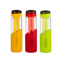 Infuser Personalized Glass Bottle - SiliVano | 750ml Infuser Bottle