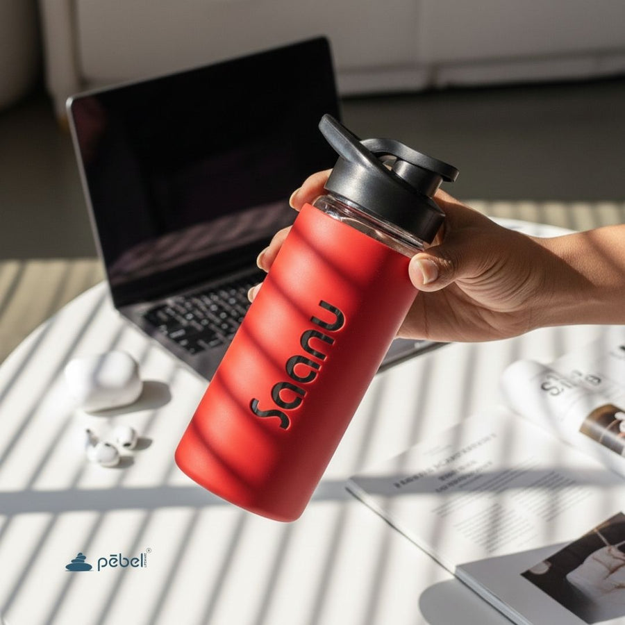 Personalized Wedding Gift Hamper | Name Glass Bottles S