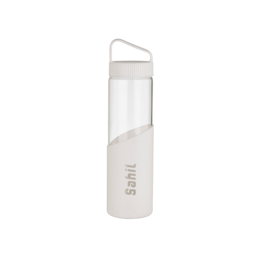 Elegant Personalized Glass Bottle - SiliBella | 750ml Water Bottle