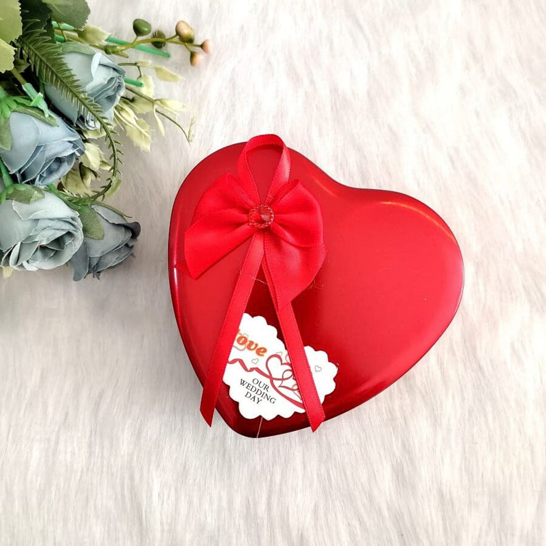 Heart Shaped Teddy Gift Box for your Valentine