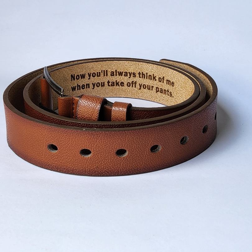 Customised Belt A belt with your personalized message
