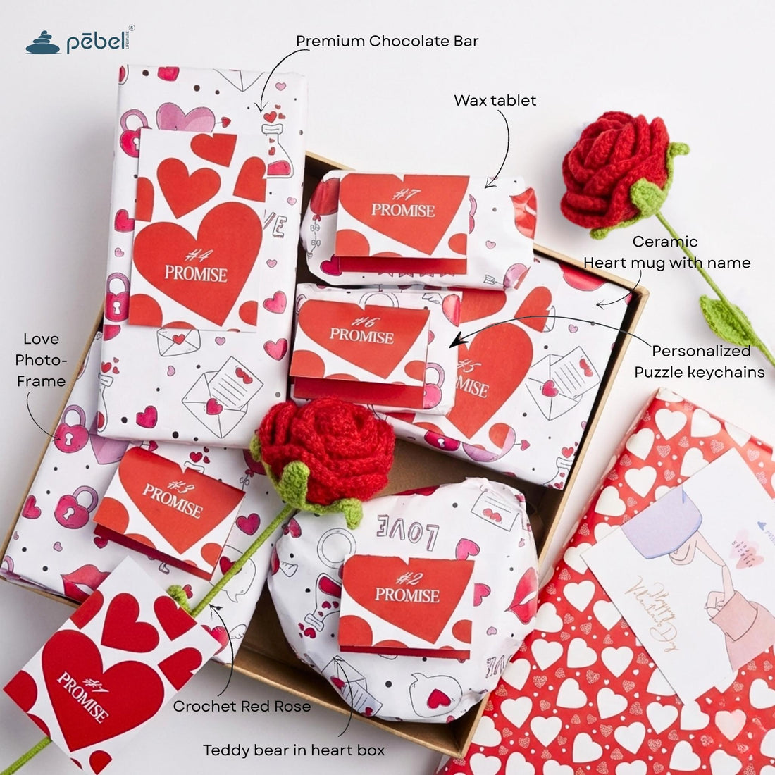 Valentine Personalized 7 Promises Hamper