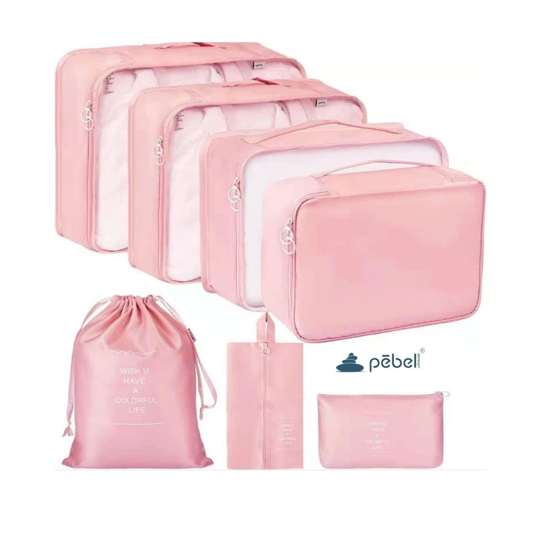 Customized Pink Wardrobe Organizer​ - Set of 7