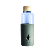 Personalized Studio Glass Bottle with Silicone Sleeve