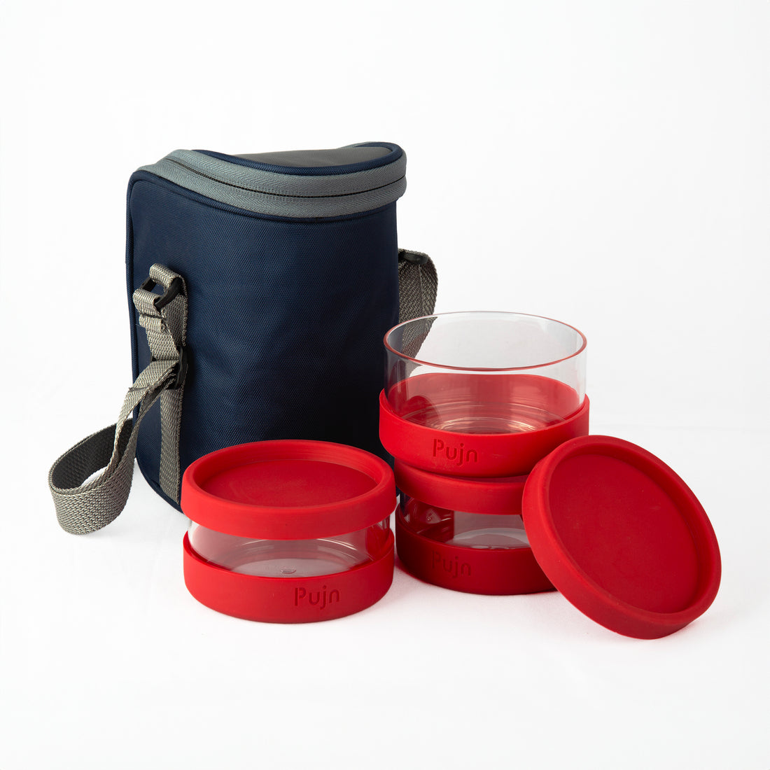 Small Glass Lunch Box - 3 pcs