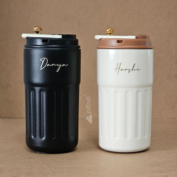Personalized Insulated Flask -  Stainless Steel - Chic Mug