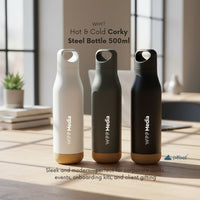 Custom Logo Premium Hot & Cold Steel Water Bottles