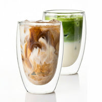 Bistro Style Double Wall Glass Tumbler | Elegant & Heat Resistant | 350ml