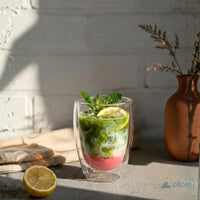 Bistro Style Double Wall Glass Tumbler | Elegant & Heat Resistant | 350ml