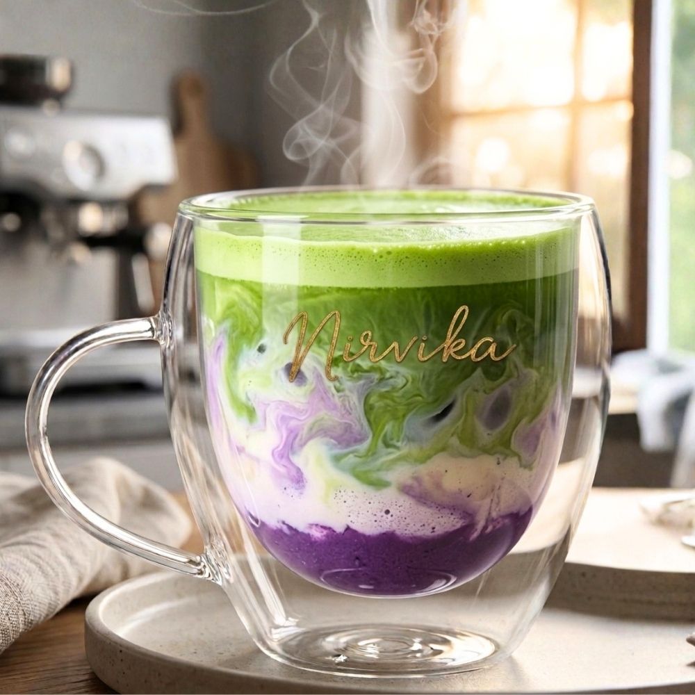 Double wall glass cups