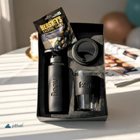 Desk Essential Personalized Gift Hamper - S | Glass Bottle & Mug