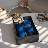 Desk Essential Personalized Gift Hamper - S | Glass Bottle & Mug