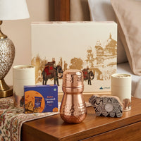 Diwali Gift Hamper for Employees with copper vessel