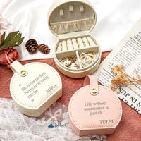 Personalized Cute Jewelry Organizer Earring, Ring, Necklace - Mini Jewelry Organizer