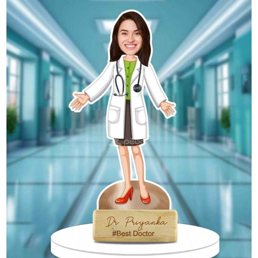 Personalized Caricature Stand Female