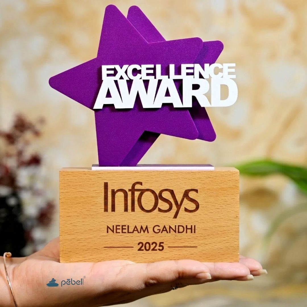 Custom star excellence award by Pebel Lifeware