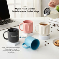 Mystic Hand-Crafted Pastel Ceramic Coffee Mugs