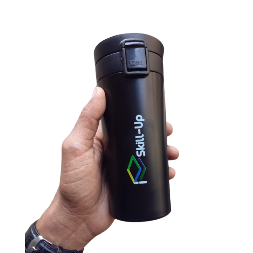 Thermos Flask Bottle | Stainless Steel | Travel Mug with Filter - Your Logo