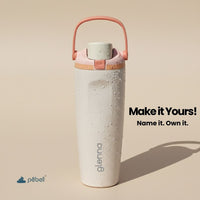 Customized White Flip Cap Stanley Bottle 900ml with Custom logo