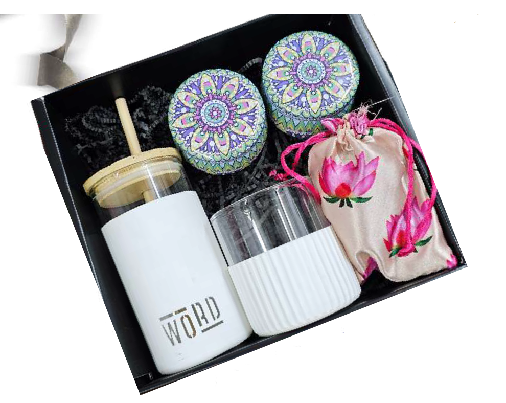 Unique Diwali Gift Hampers with Tumblers, Candles & Dryfruits