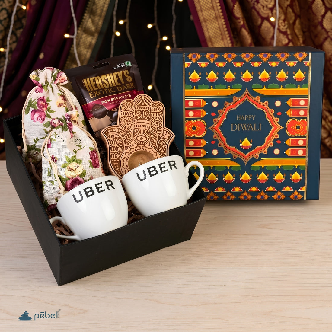 Noor Perfect Diwali Gift Hamper for Tea Lover - Elegant Mug with Company Logo