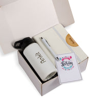 Personalized Gift Set | Glass Bottle, Diary & Pen