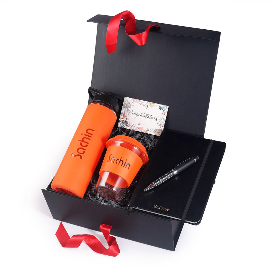 Executive Gifts Best Seller Gift Hamper | Glass Bottle, Mug, Diary & Pen