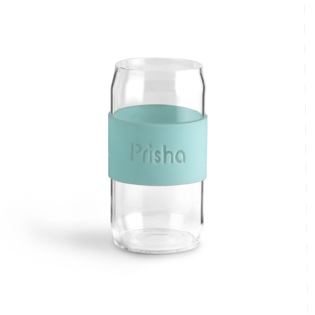 Stylish Glass Can Tumblers with Personalized Silicone Band