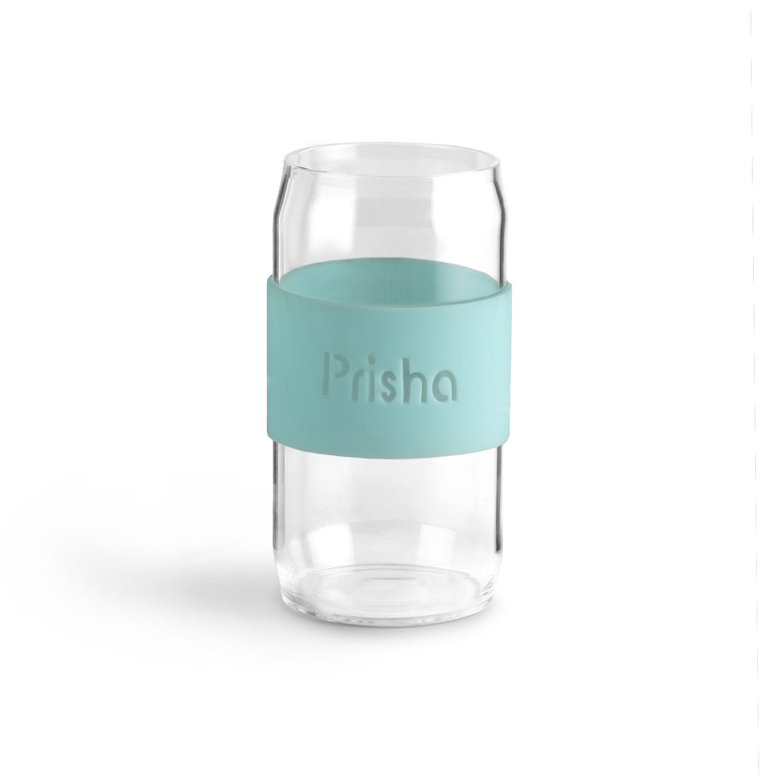 Glass Bottle & Beverage Can with Personalized Silicone Band | Gift Hamper
