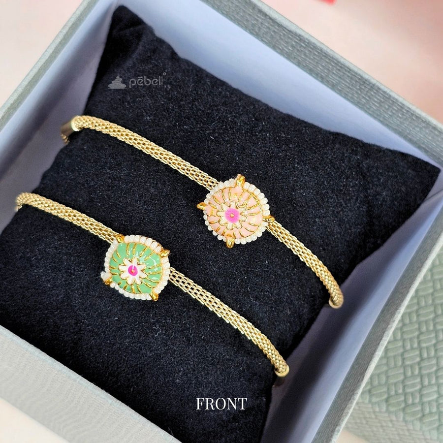 Premium Metal Rakhi | Set of 2