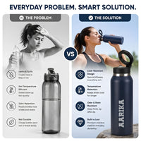 MagSafe Personalized Insulated Steel Bottle | Magnetic Phone Tripod Mount Bottles