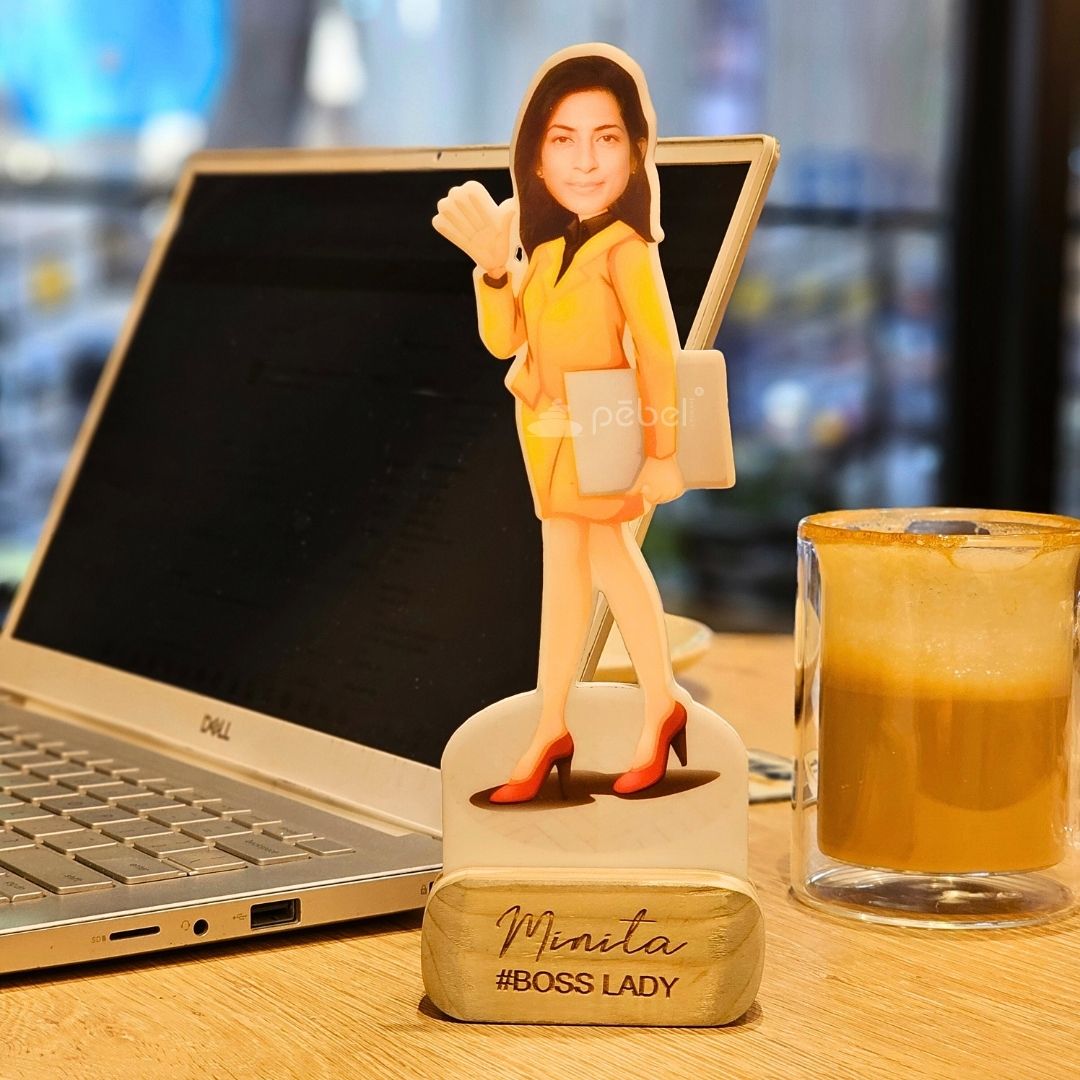 Personalized Caricature Stand Female