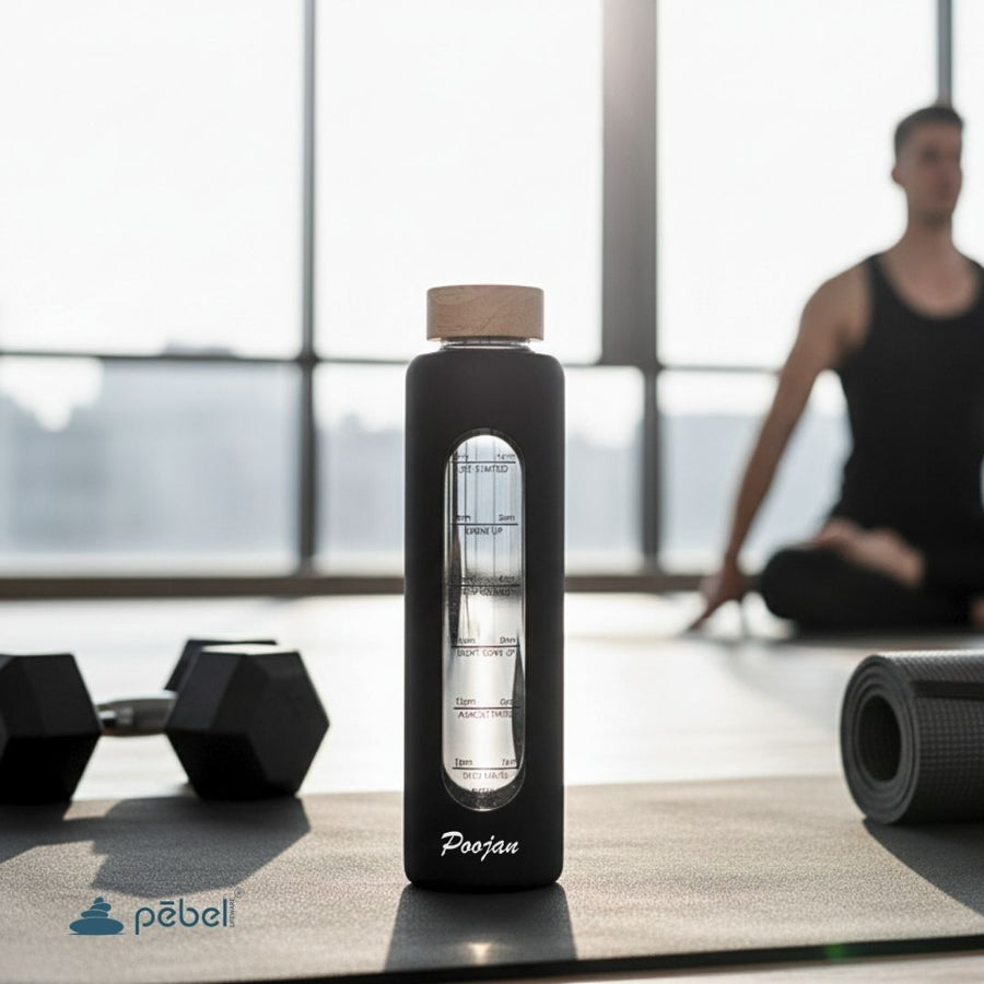 Hydration Motivation Gift Hamper | Glass Bottle, Viral Bev Glass & Coaster