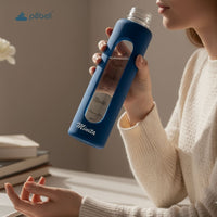 Personalized Motivation Glass Bottle with Silicone Sleeve 750ml
