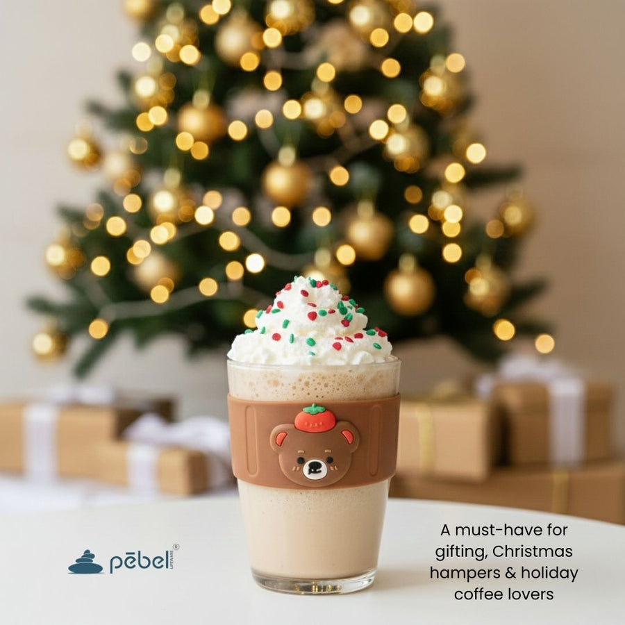 Personalized Teddy Coffee Mug with Silicone Band