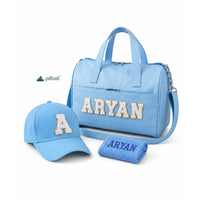 Rakhi Combo Gift for Kids | Duffle Bags, Cap, Napkin