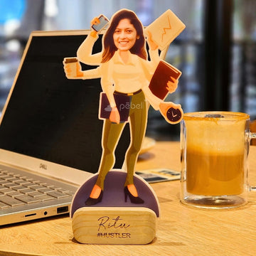 Personalized Caricature Stand Female