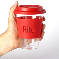 Personalized Coffee Mug with Silicone Band - Your Logo