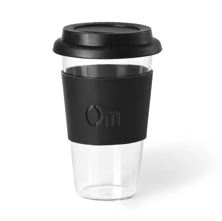 Personalized Coffee Mug with Silicone Band - Your Logo