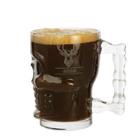 Personalized Skull Beer Glass