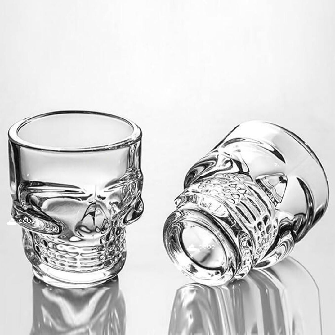 Personalized Skull Shot Glasses Set of 2