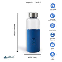 Personalized Studio Glass Bottle with Sleeve