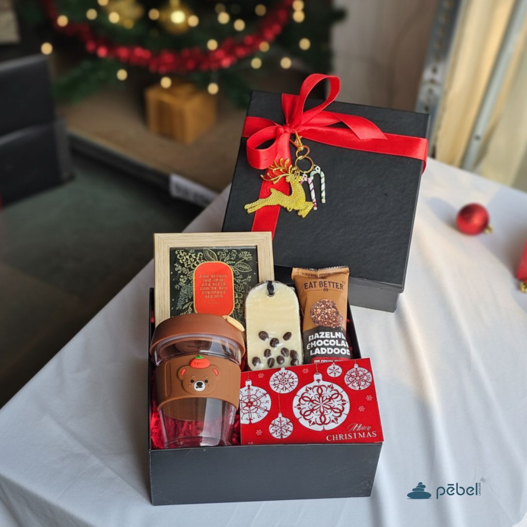 Personalized Coffee Lover Hamper - Cute Teddy Glass Mug, Photoframe, Wax Tablet & Coffee