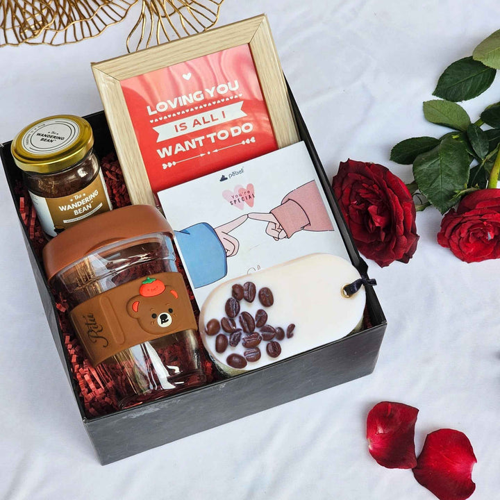 Personalized Coffee Lover Hamper by Pebel Lifeware
