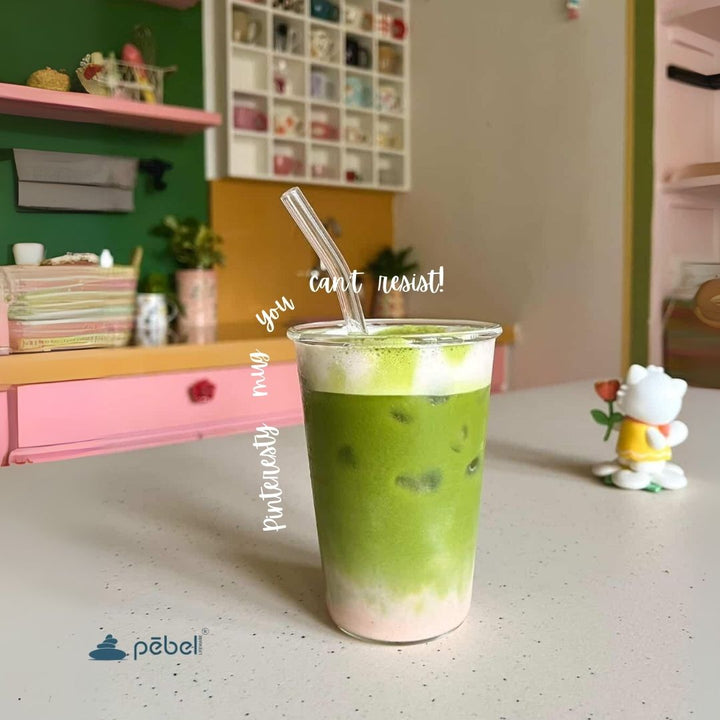 Viral Clear Glass Cup