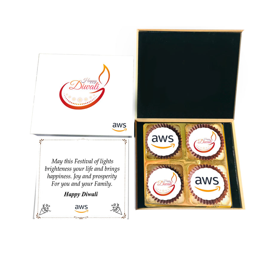 Diwali Party Hamper with Logo Branded Chocolates